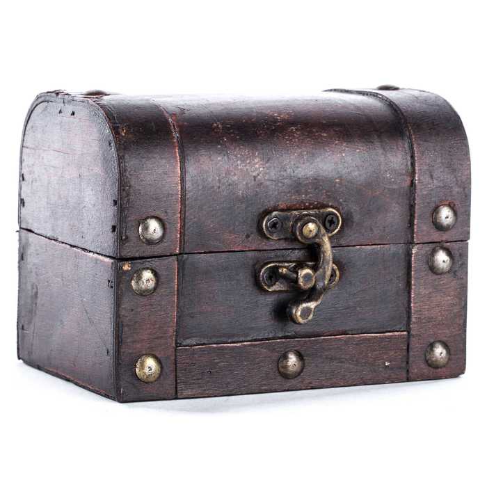 Red Brown Arched Wood Chest Box Hobby Lobby 1000447